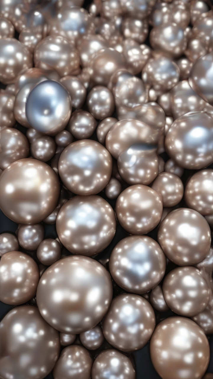 pearl textures with reflections