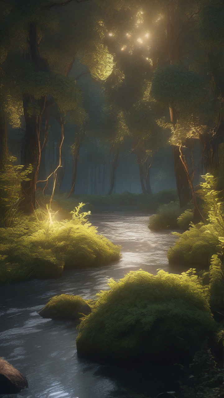 river of light forest