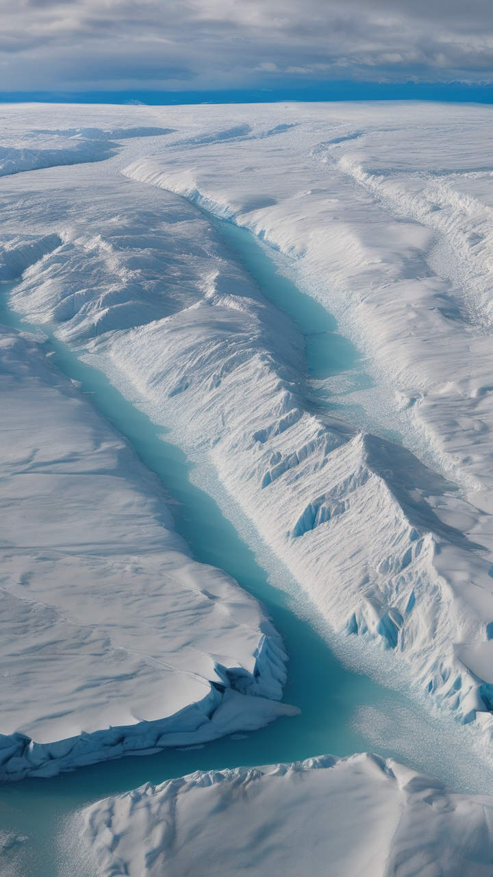 The Bering Glacier in Alaska