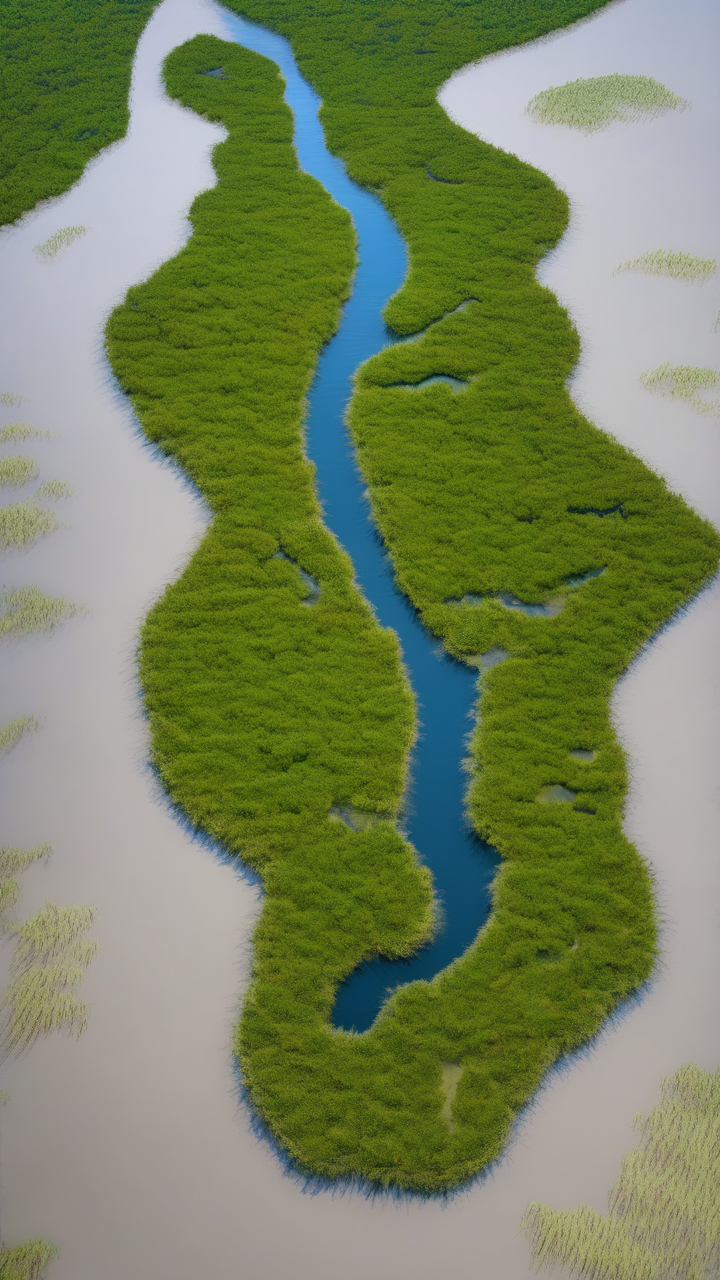 The Everglades from above