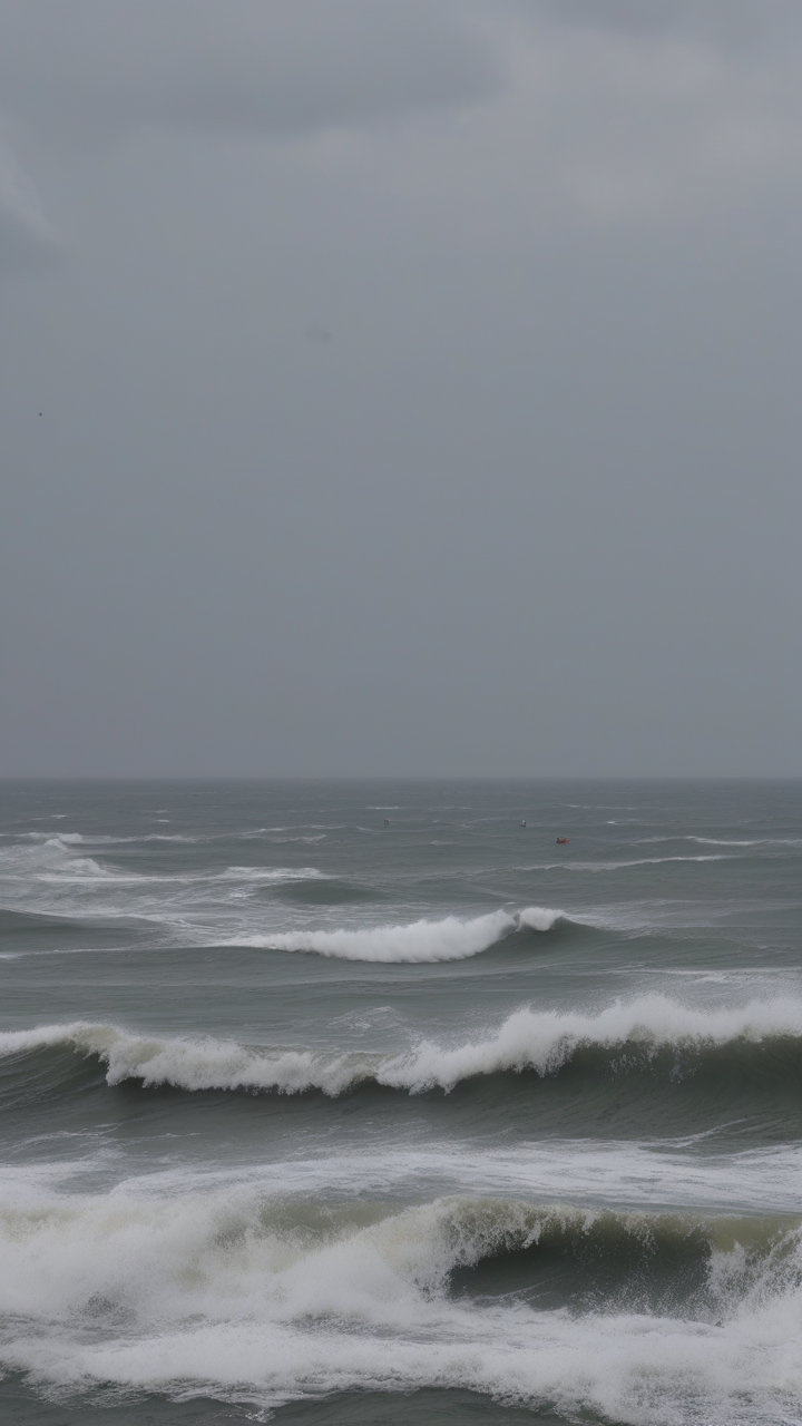 The Bay of Bengal during the monsoon