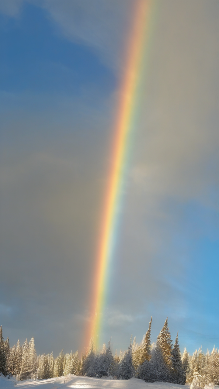 A photorealistic circumzenithal arc