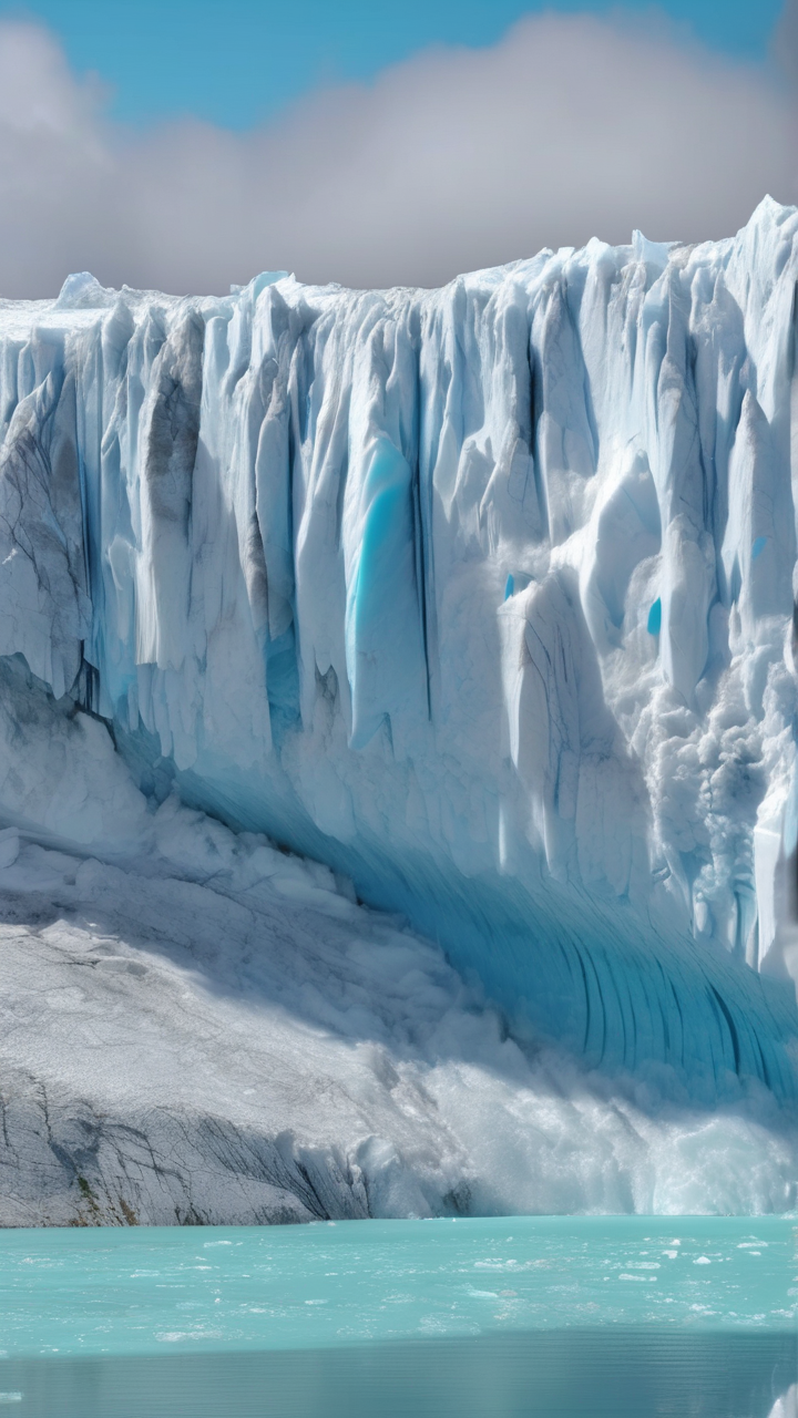 The Perito Moreno Glacier calving in Argentina