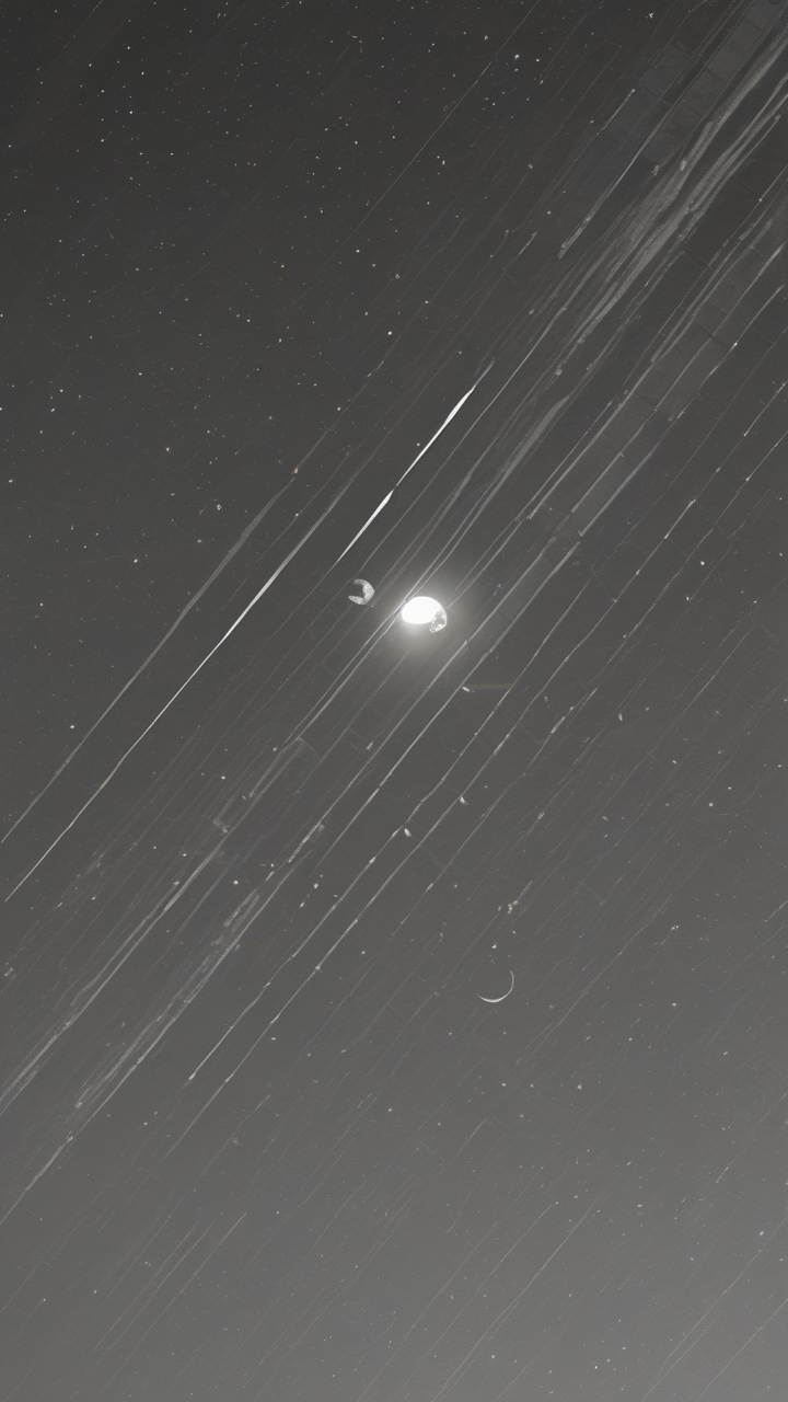 The International Space Station transiting the full moon