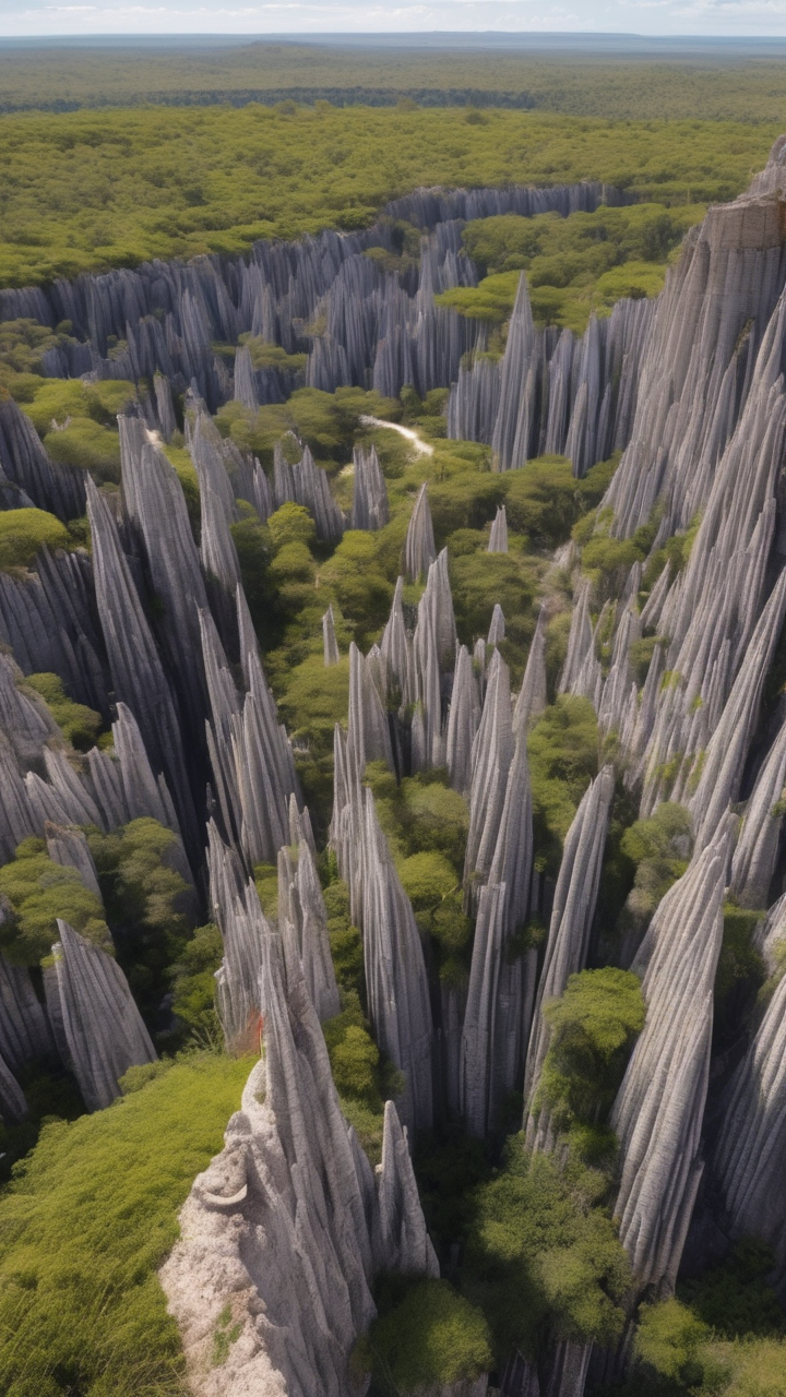 Tsingy de Bemaraha in Madagascar