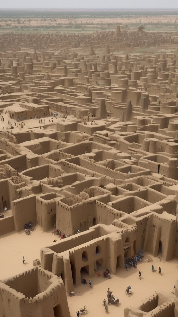 The Great Mosque of Djenne in Mali