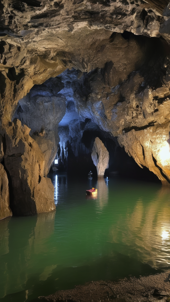 The Marble Arch Caves in Northern Ireland