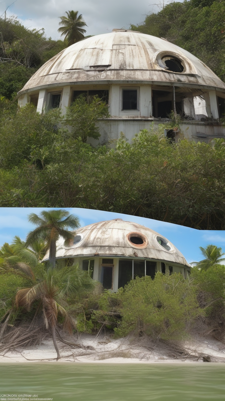 The abandoned Dome Homes of Cape Romano Florida