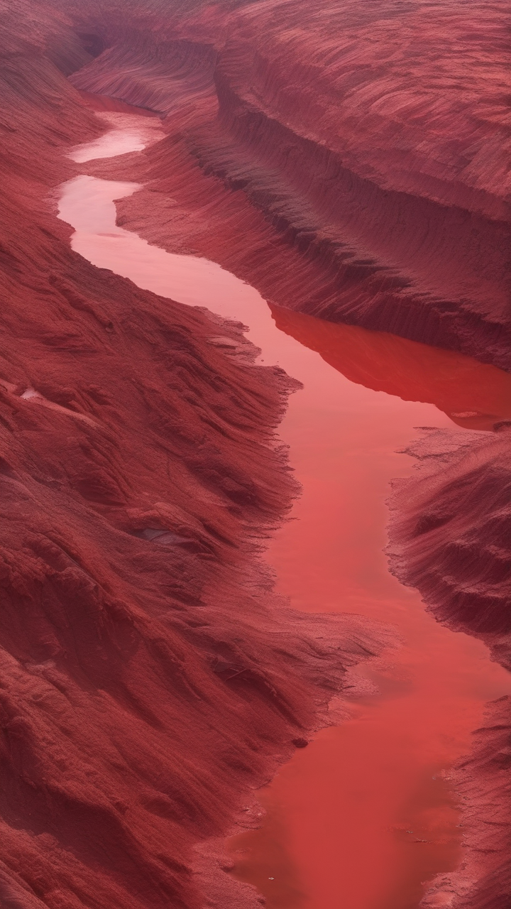 The Rio Tinto river in Spain