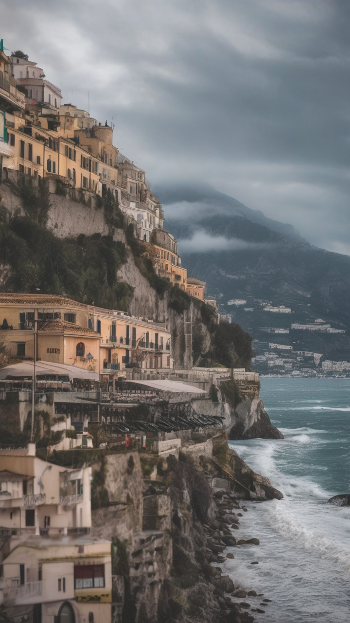 The Amalfi Coast in January with no tourists