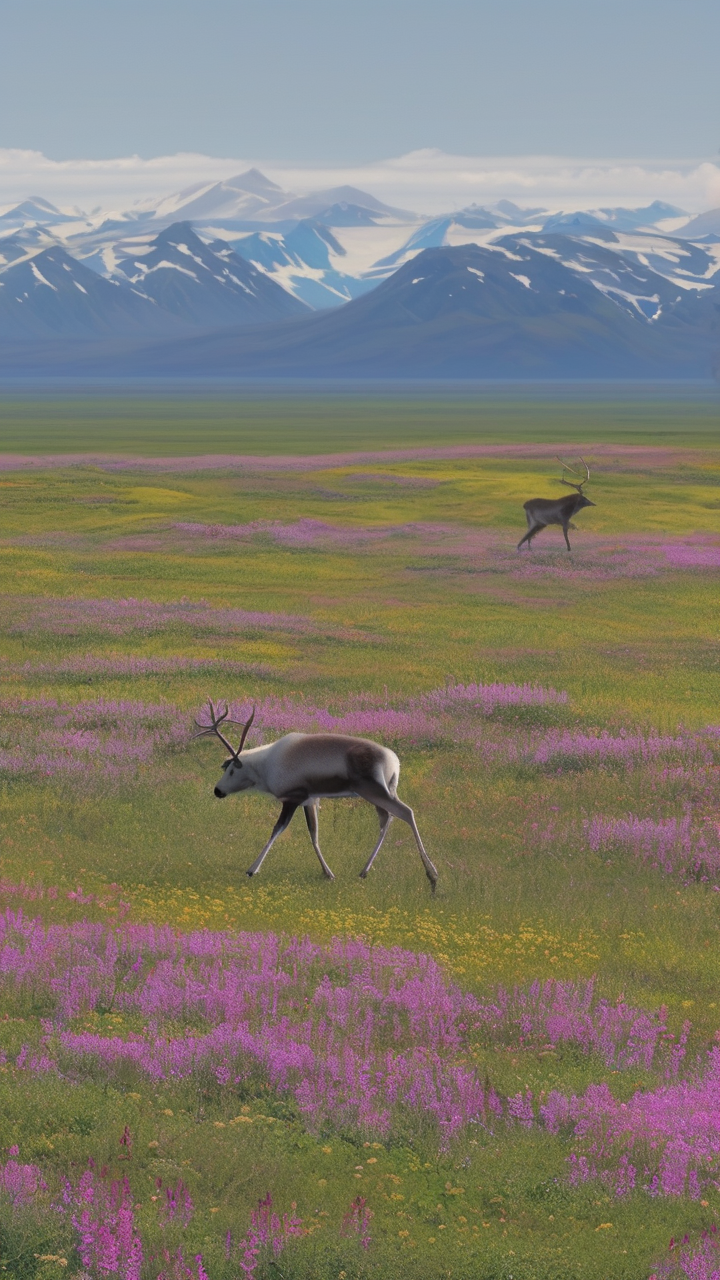 The North Slope of Alaska in summer
