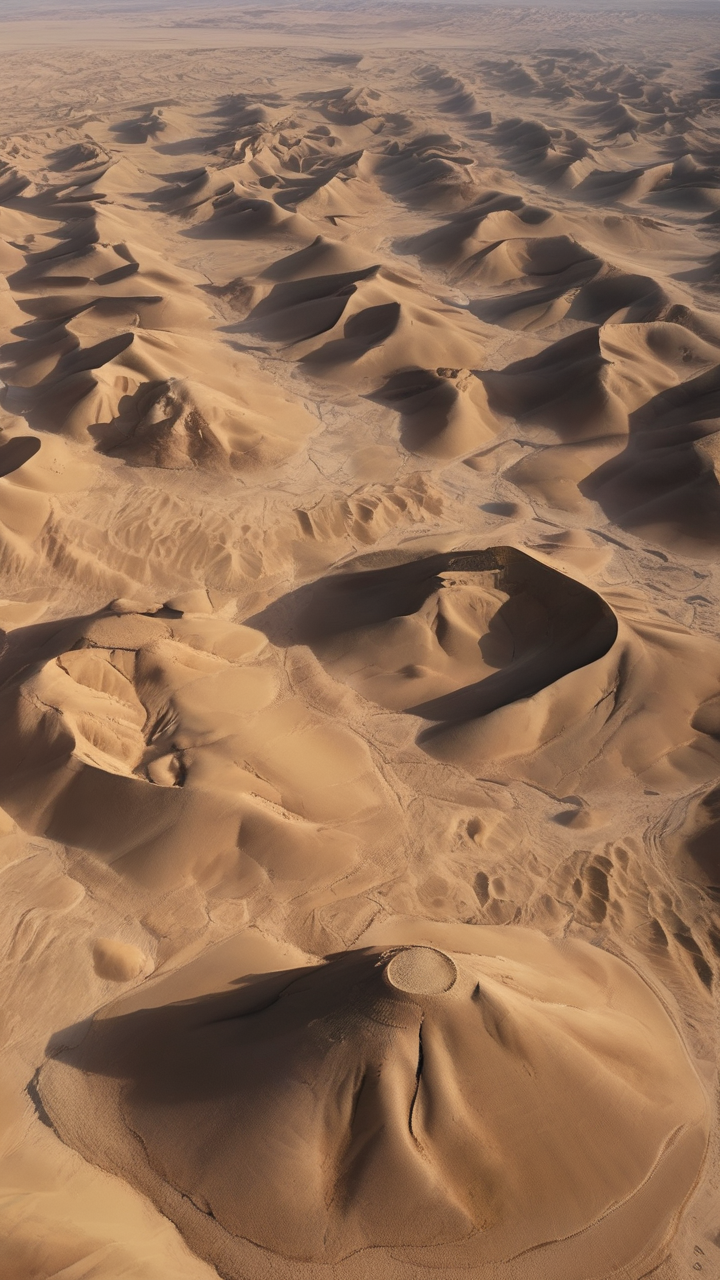 The Lut Desert in Iran