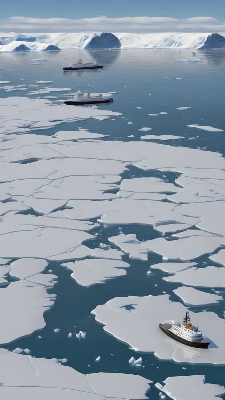 The Weddell Sea in Antarctica