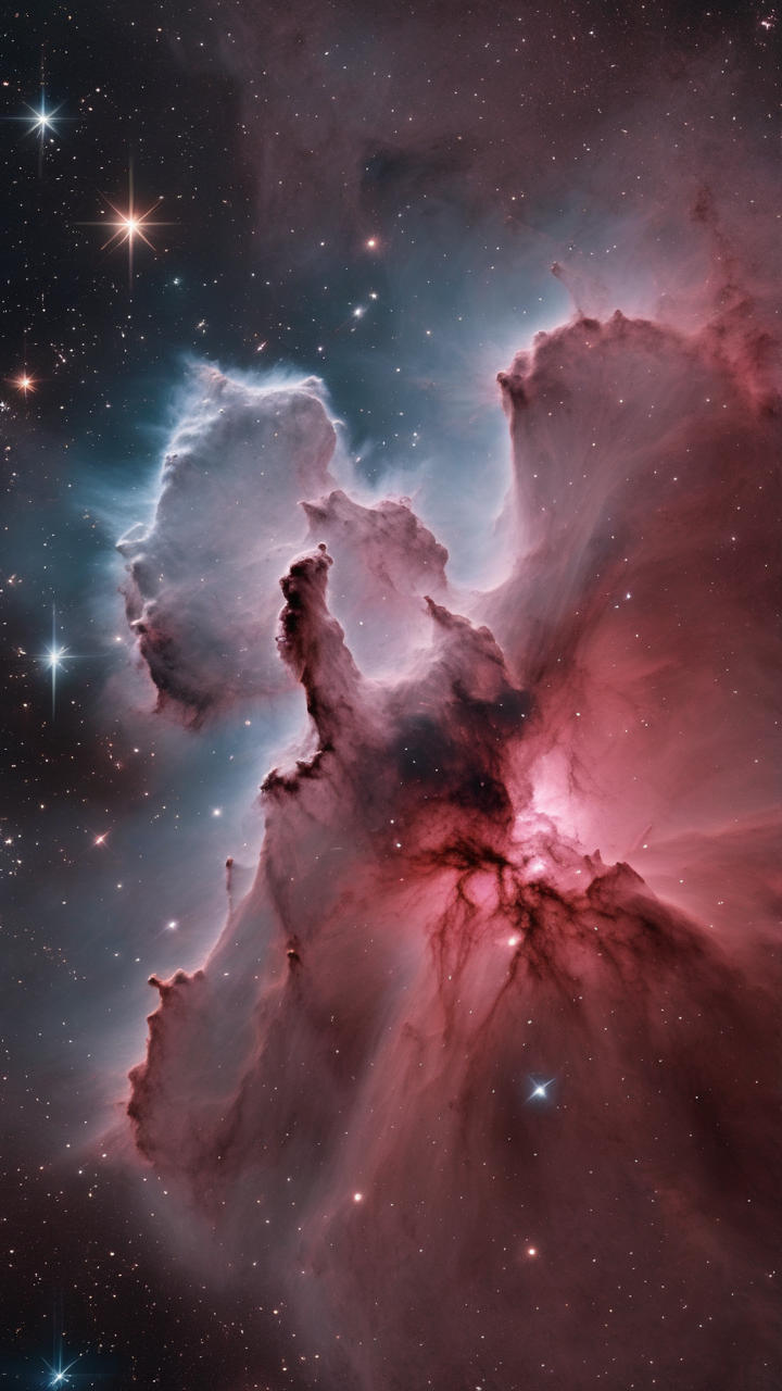 The Eta Carinae Nebula photographed with James Webb style detail