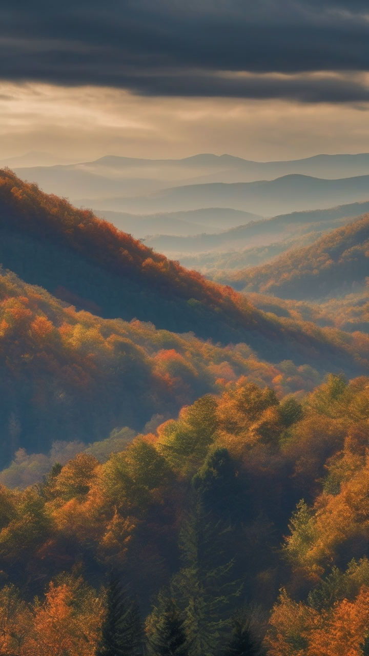 The Smoky Mountains in Tennessee living up to their name