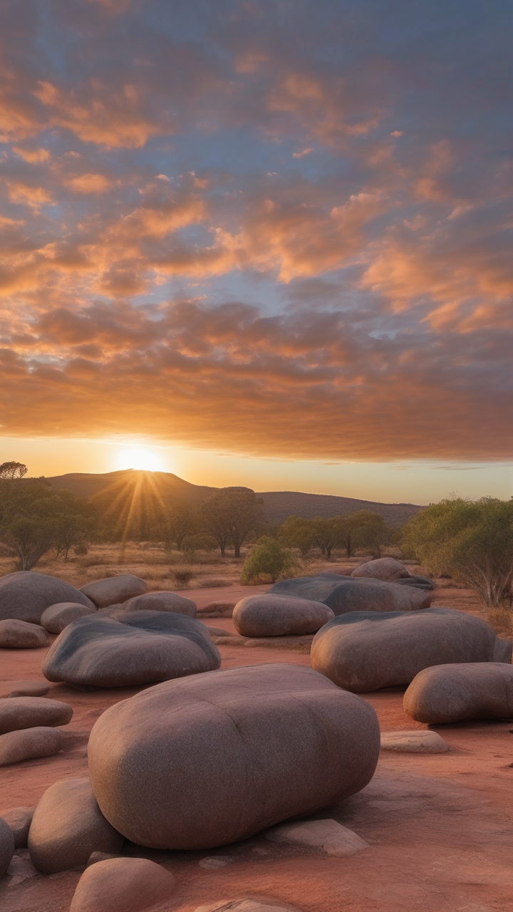 The Devils Marbles in the Northern Territory Australia