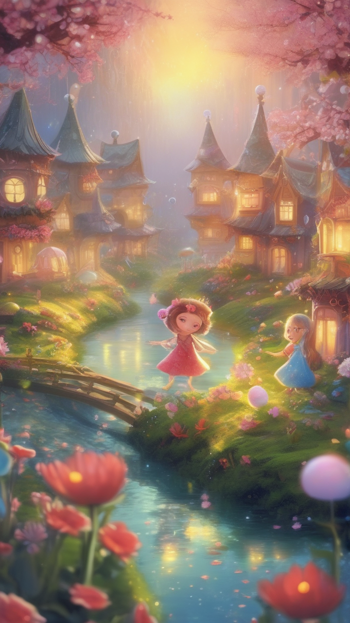 Spring festival in a pixie kingdom