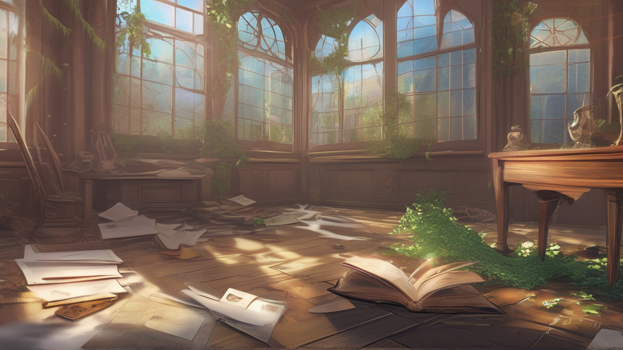 Abandoned fantasy academy