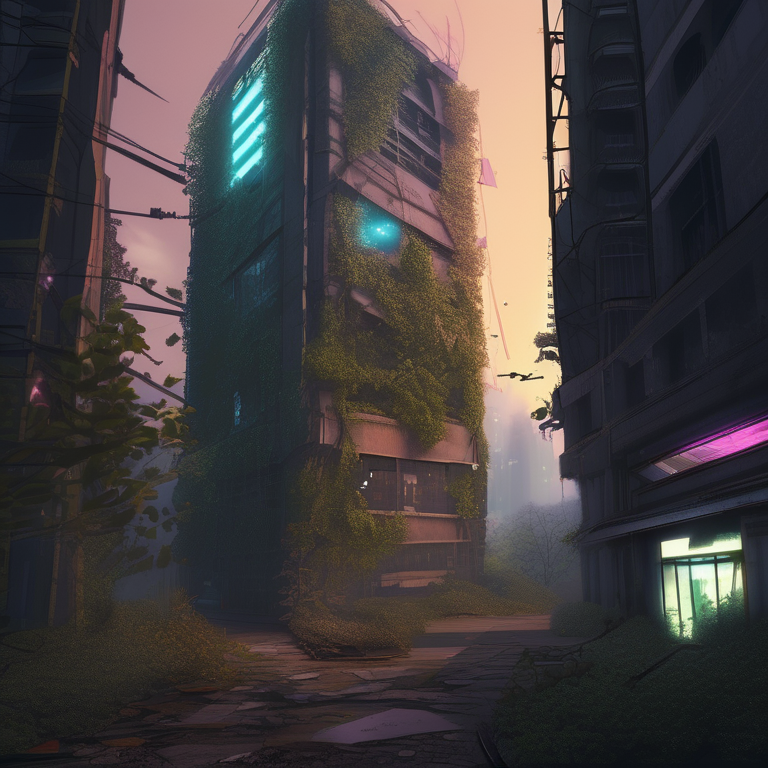 Abandoned megacorp tower