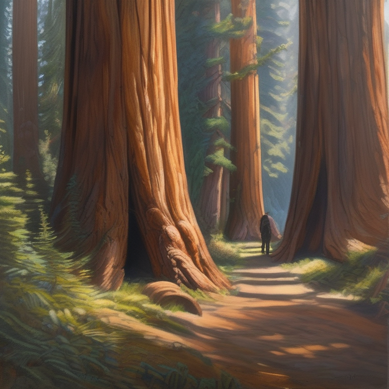 Ancient Sequoia grove