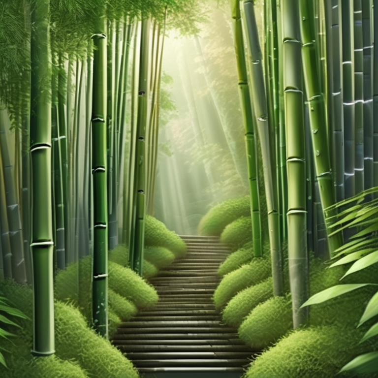 Dense bamboo grove