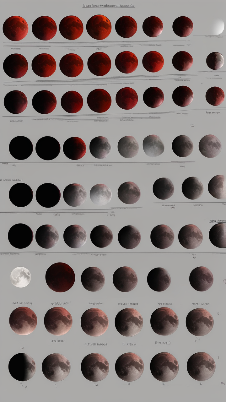 Lunar eclipse sequence