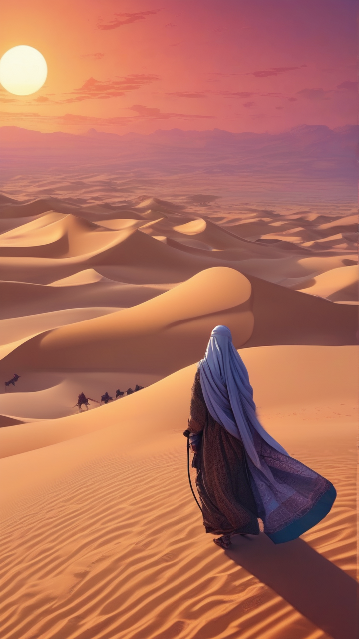 Anime desert journey