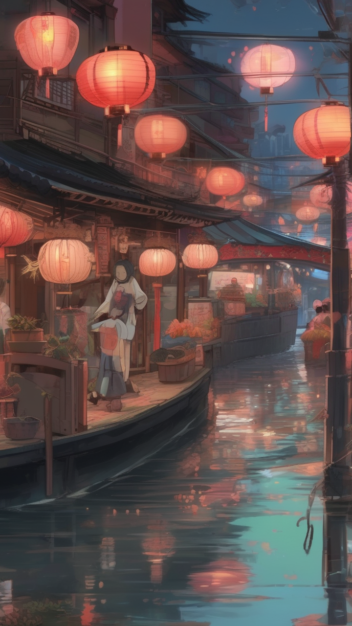 Anime spirit world — Spirited Away aesthetic