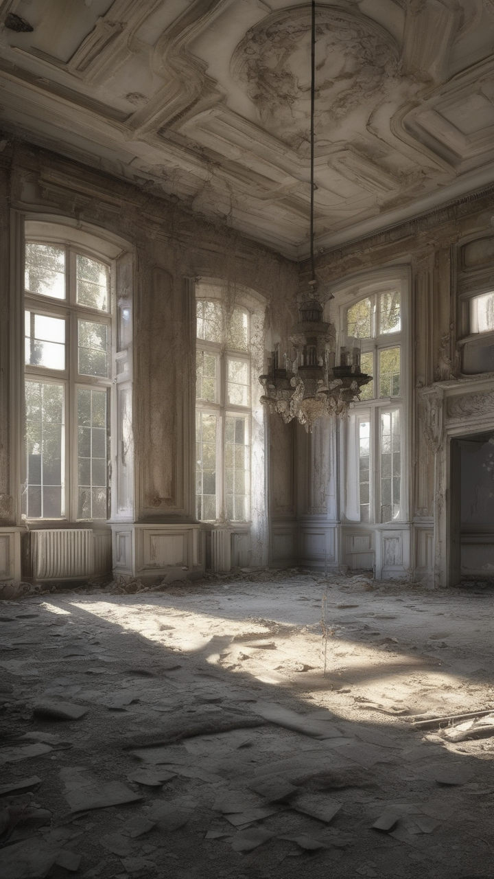 Abandoned Baroque manor house