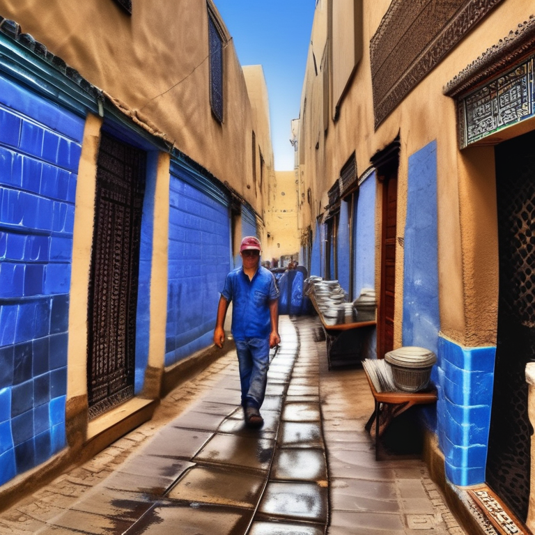 Fez medina alley