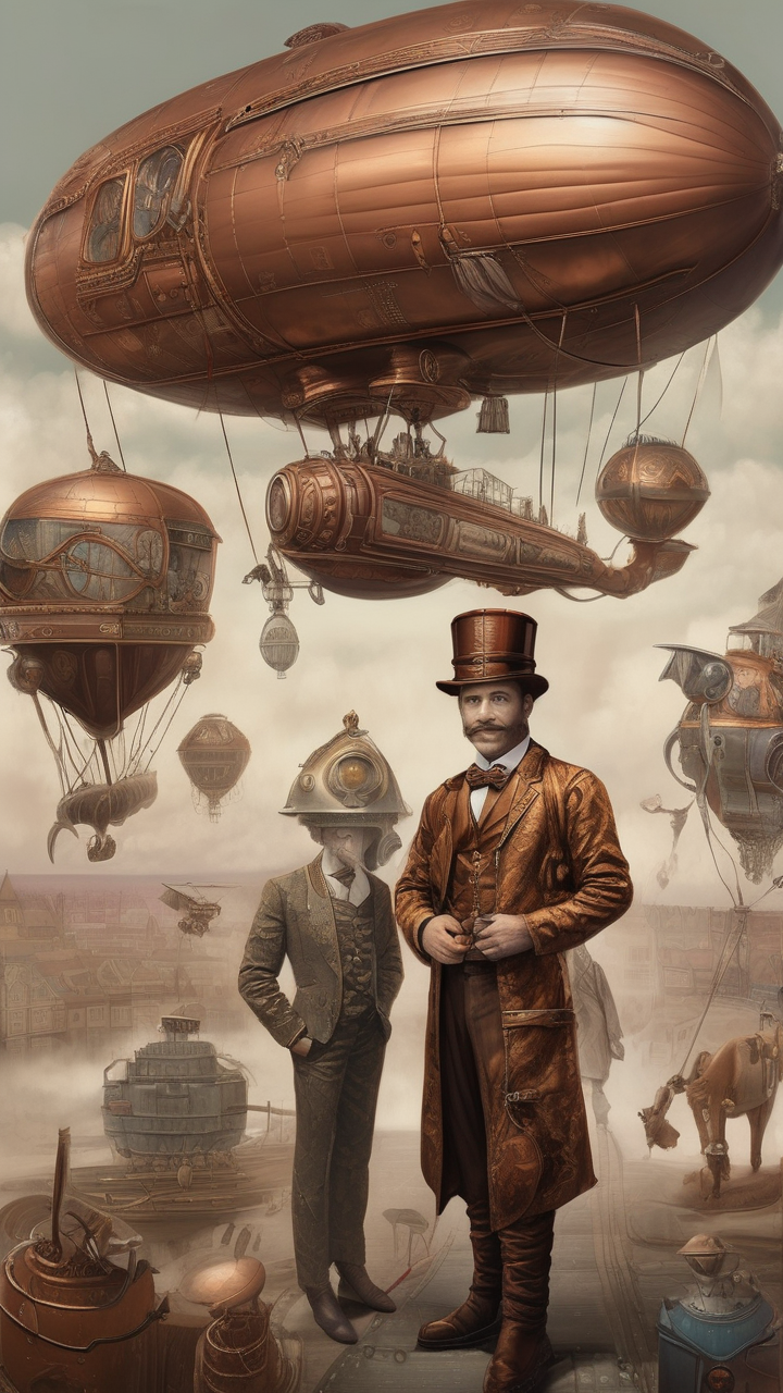 A steampunk traveling circus
