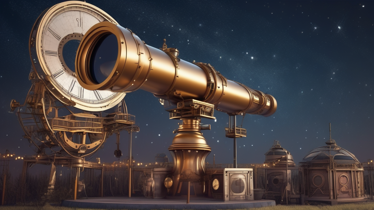 A steampunk observatory