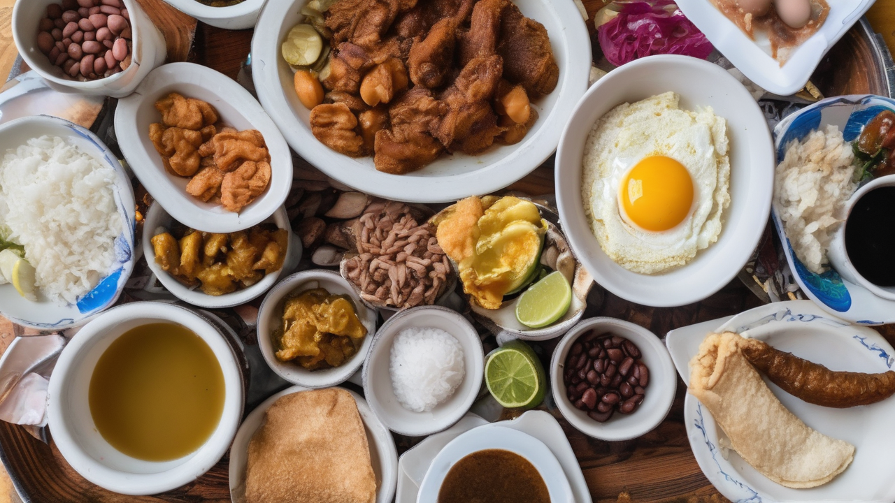 Colombian bandeja paisa — the national full platter