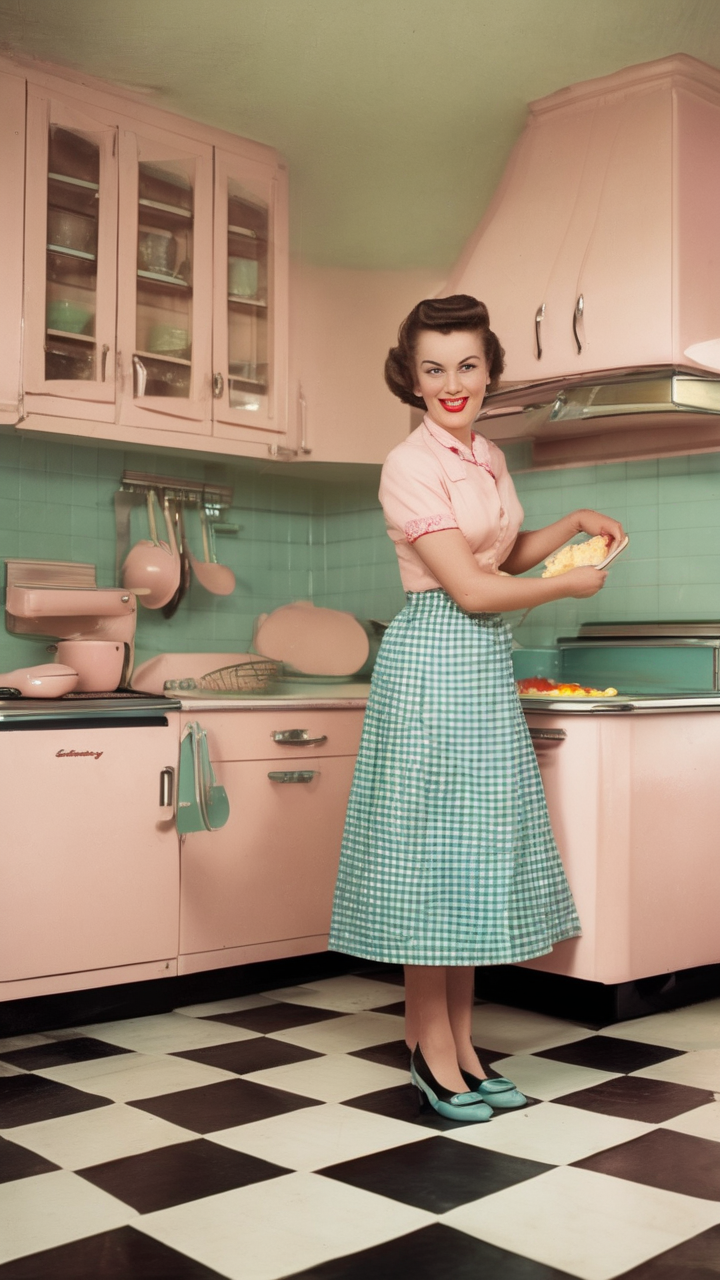 Retro 1950s kitchen