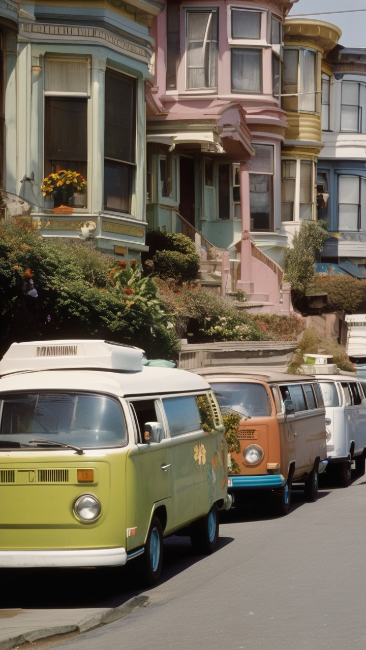1970s San Francisco — a hippie neighborhood
