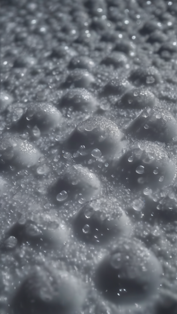 A hailstorm damaging a car roof — dramatic close-up of hail bouncing