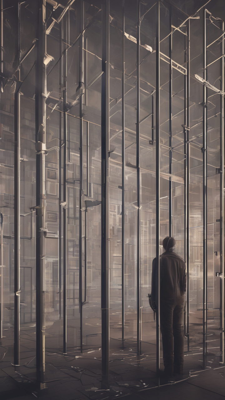 A digital prison — a criminal's mind trapped in a simulated reality