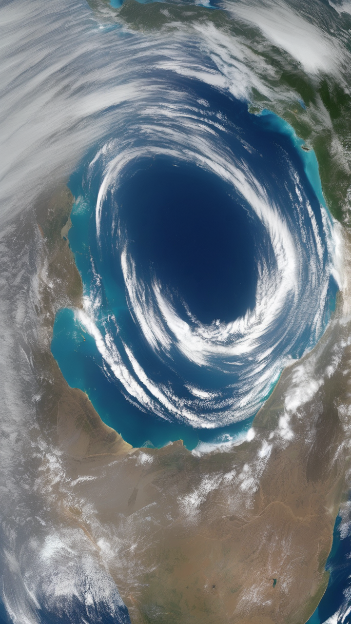 The Indian Ocean gyre from space