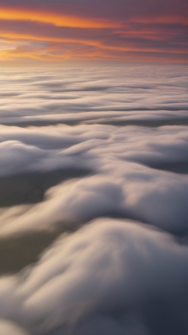 Morning glory roll clouds over the Gulf of Carpentaria Australia