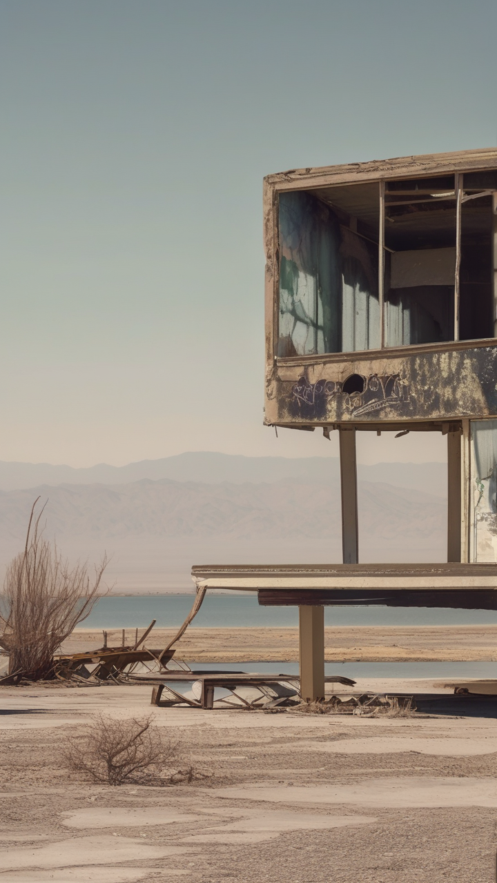 The abandoned Salton Sea resorts in California