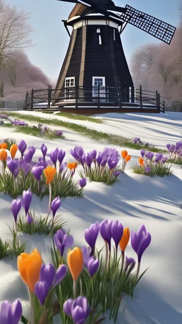 The first day of spring in the Netherlands