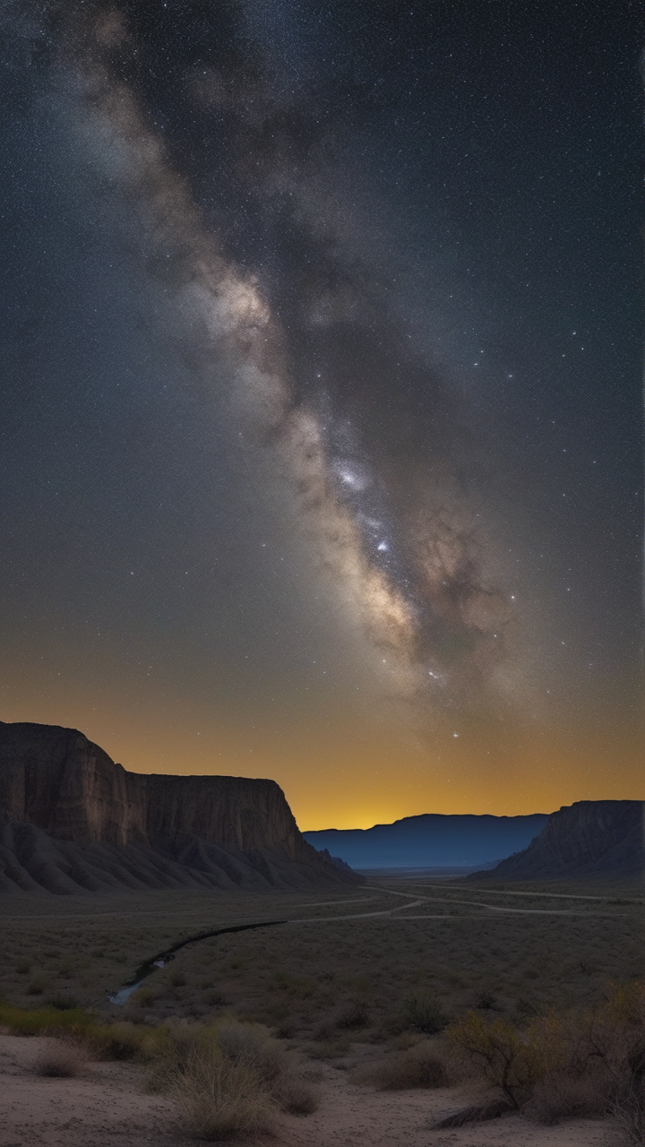 Big Bend National Park Texas under the Milky Way