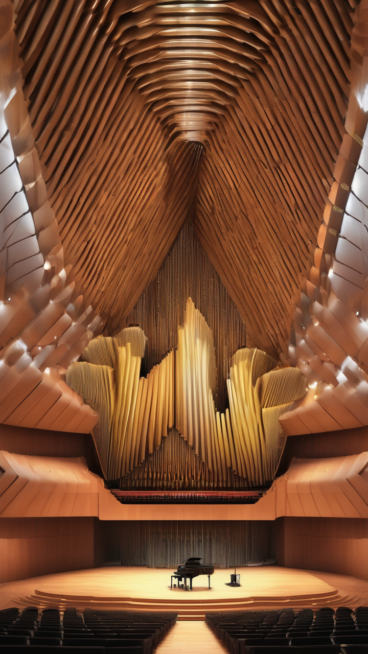 The Sydney Opera House interior concert hall