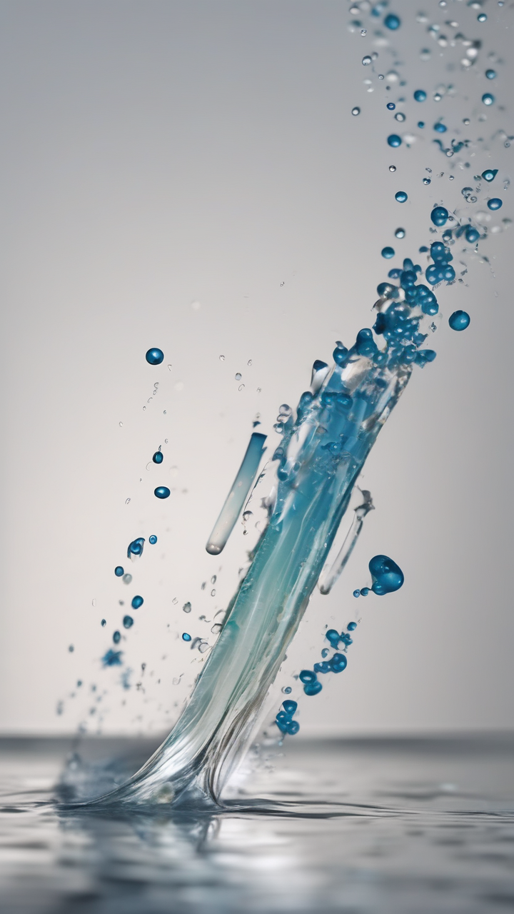 A ballistic gel block being struck by a bullet