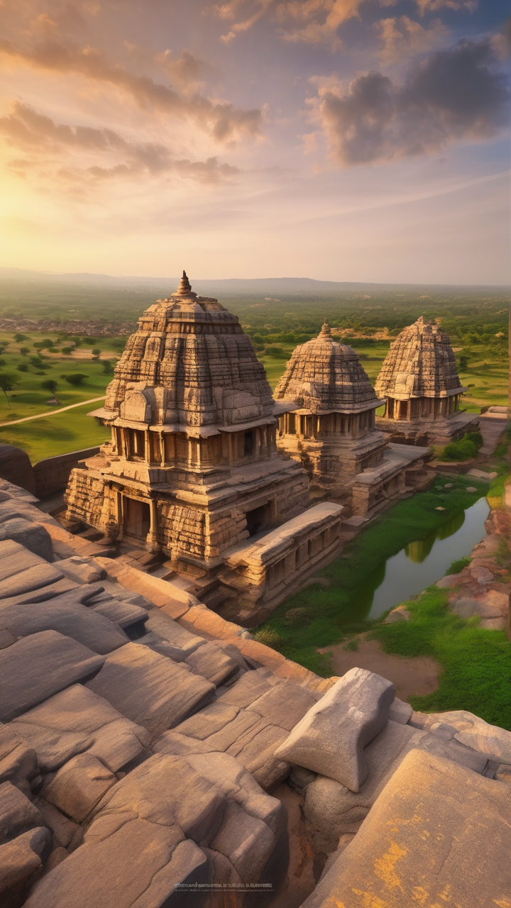 The ancient temples of Hampi in Karnataka India