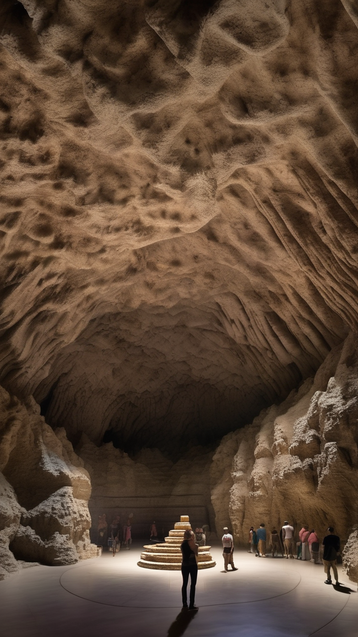 The Carlsbad Caverns big room