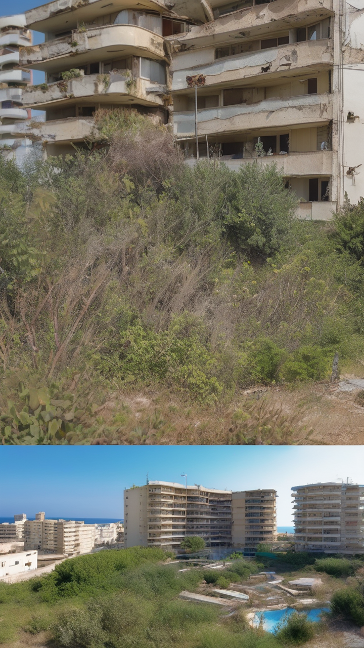 The abandoned resort of Varosha in Cyprus