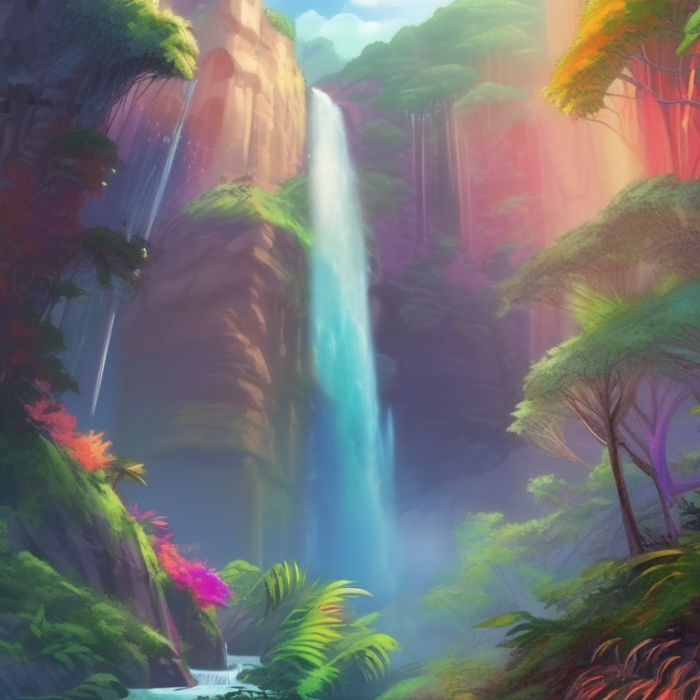 Rainbow Waterfall Canyon