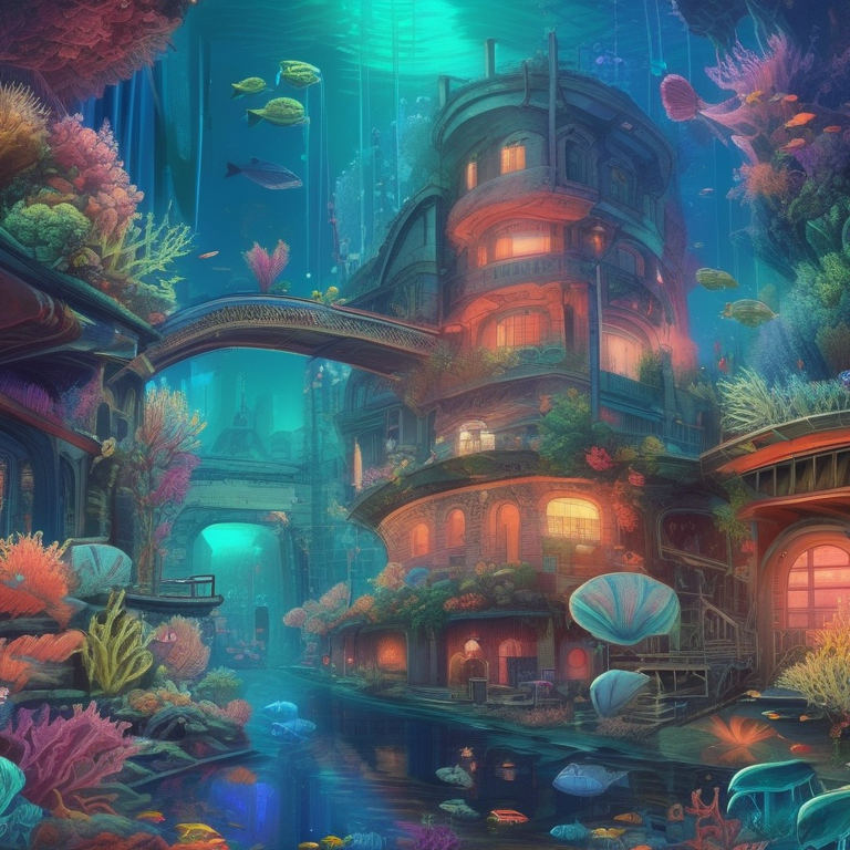 Coral Reef Undersea City