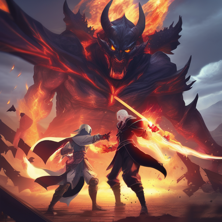 Battle Mage vs Demon